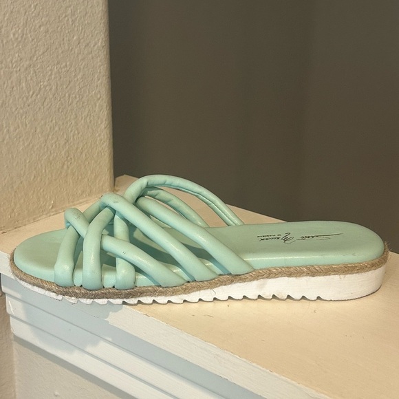 Sesto Meucci soft leather flat slide sandal women Spain size 8M - Picture 4 of 11